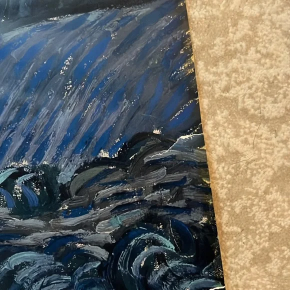 33" x 40" Starry Night by Vincent Van Gogh Glossy Print - Picture 2 of 2